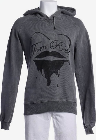 Tom Rebel Sweatshirt / Sweatjacke S in Grau: predná strana