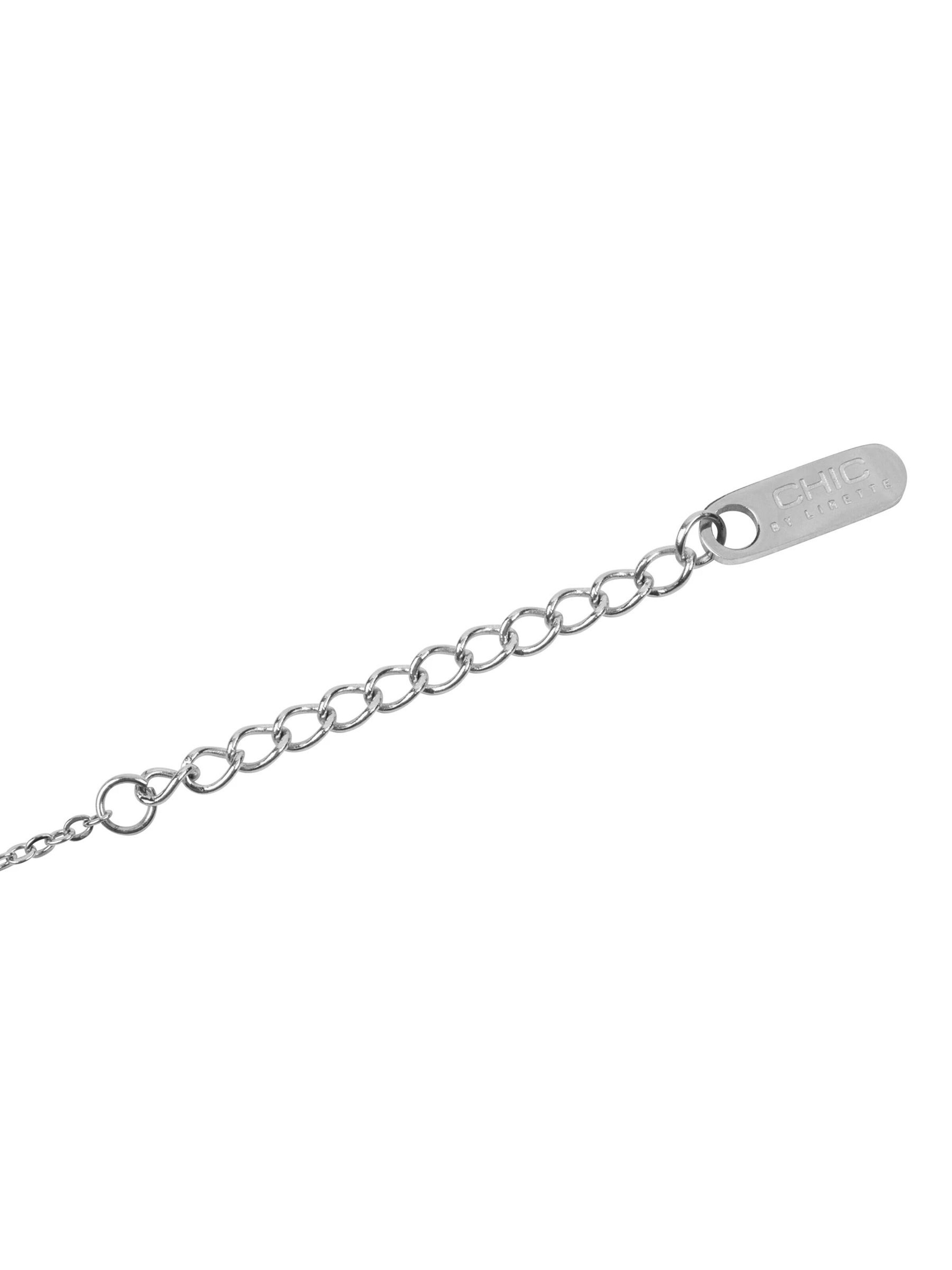 Chic by Lirette Necklace 'Necklace Circle Bar' in Silver