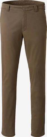 Pantalon chino MEYER en marron : devant