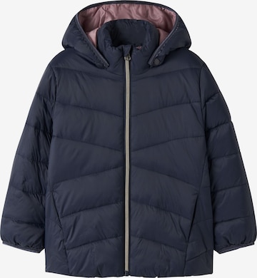 NAME IT Jacke 'NMFMarble' in Blau: Vorderseite