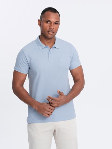 T-Shirt 'OM-POBS-0100' Ombre en bleu : devant