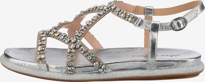 Alma En Pena Riemchensandalen in silber, Produktansicht