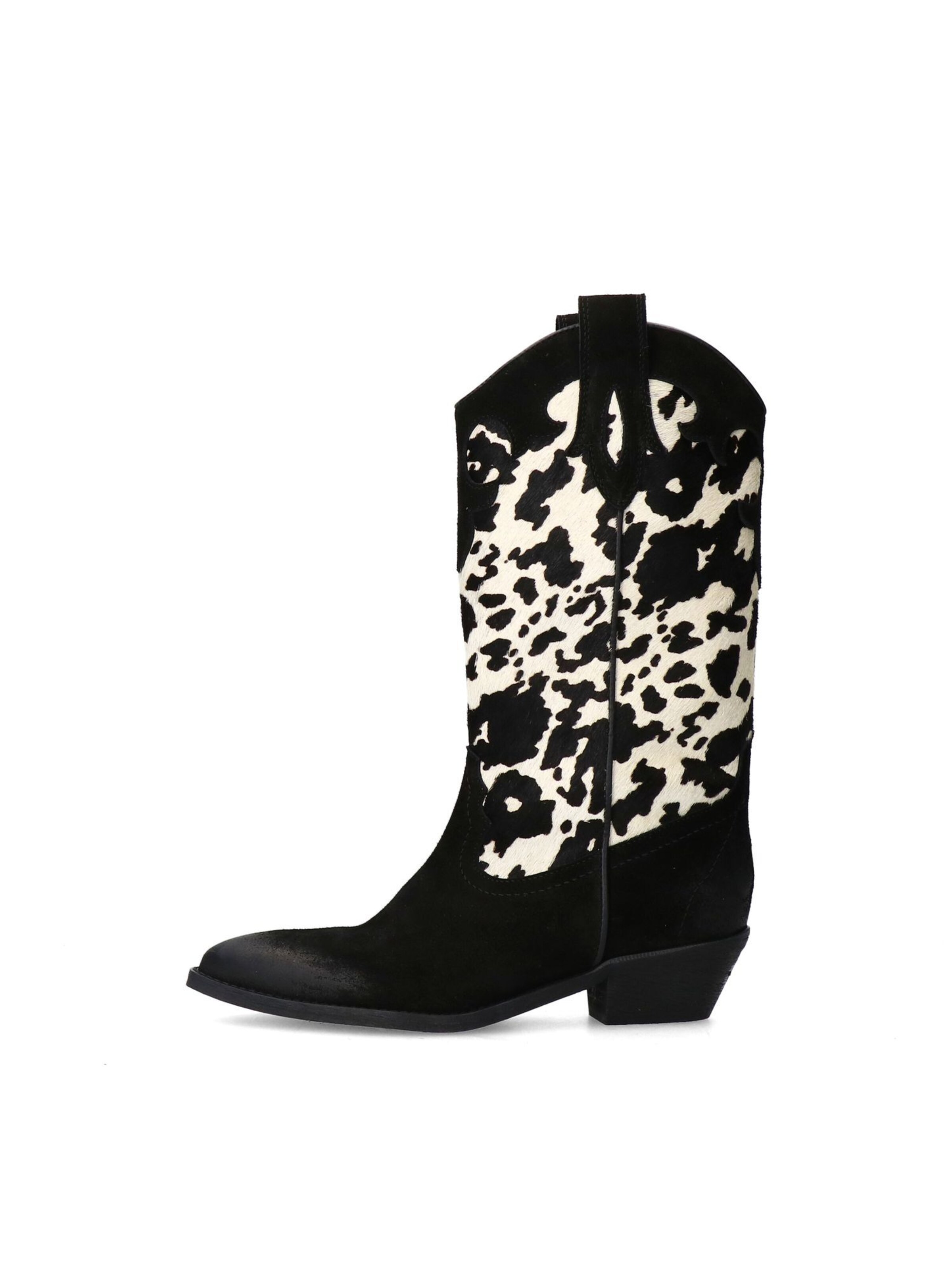 Bottes de cowboy SACHA en noir