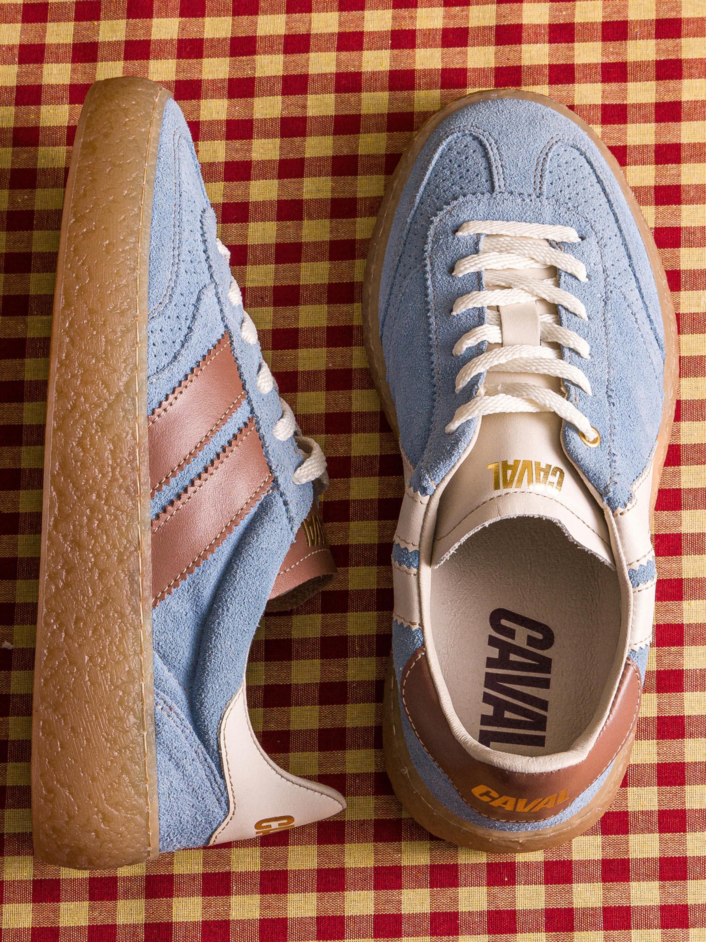 Caval Veterschoen ' HIGH PULSE ' in Blauw: bovenkant