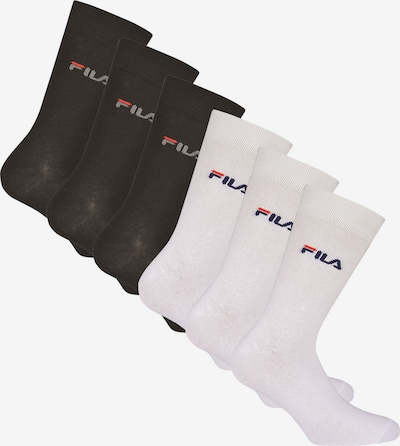 FILA Sokken in de kleur Donkerblauw / Grijs / Rood / Zwart / Wit, Productweergave