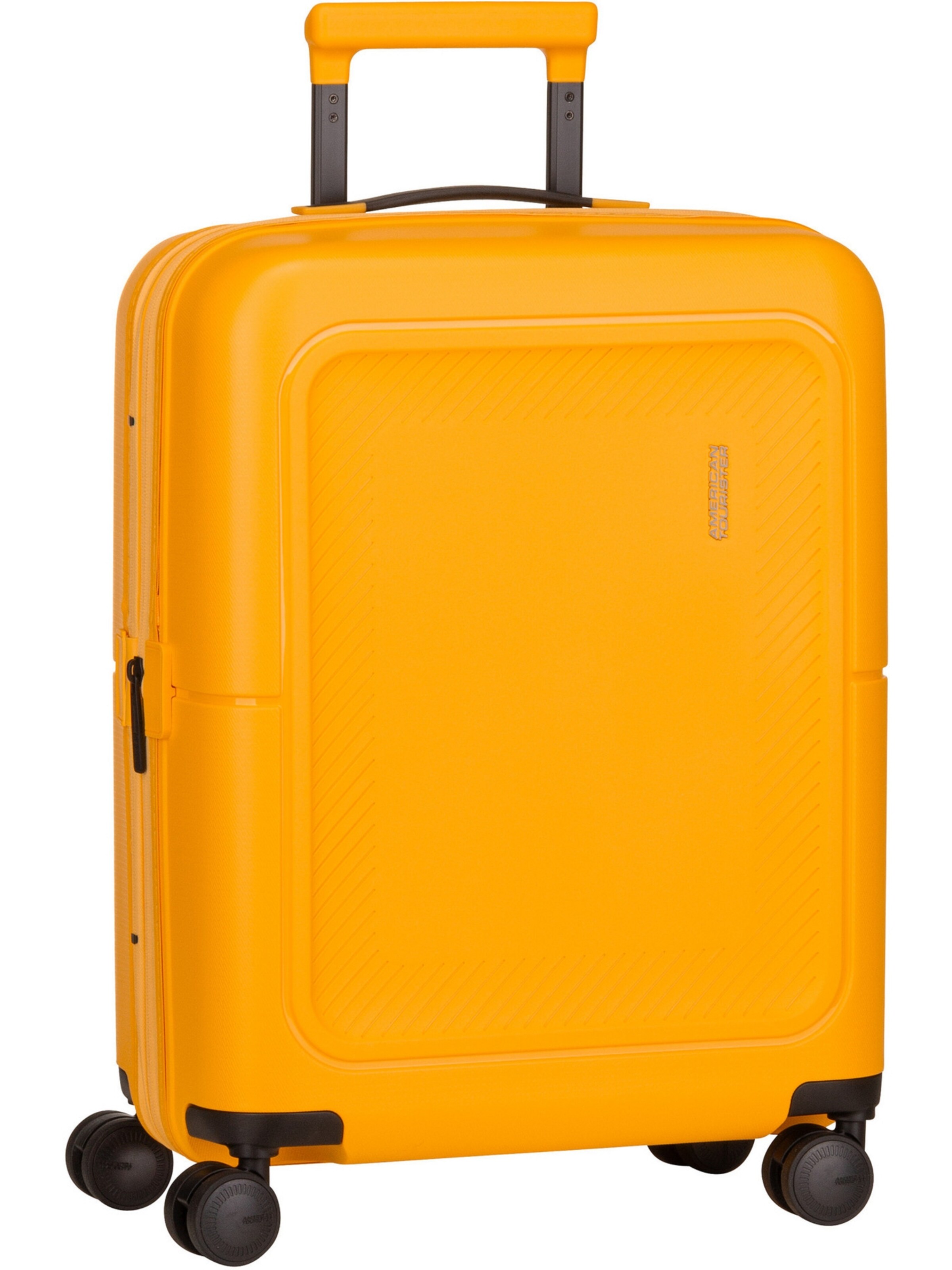 American Tourister Cart ' Dashpop Spinner 55 EXP ' in Yellow: front