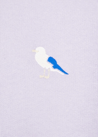 Cleptomanicx Sweatshirt 'Embro Gull' in Purple
