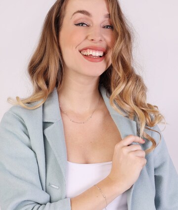 Bracelet 'Modern' Lucardi en argent : devant