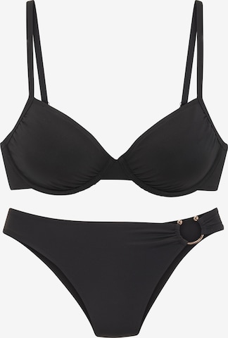 juoda FRENCH CONNECTION Bikinis: priekis