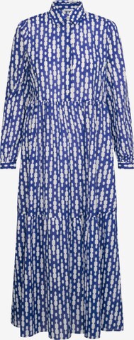 Robe-chemise 'Schwarze Rose' SEIDENSTICKER en bleu : devant