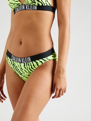 Calvin Klein Swimwear Bikiniunderdel 'Intense Power' i grön: framsida