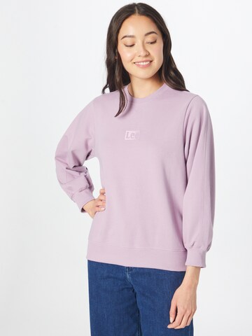 Lee Sweatshirt in Purple: front