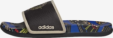 ADIDAS SPORTSWEARNatikače 'Adilette' - crna boja: prednji dio