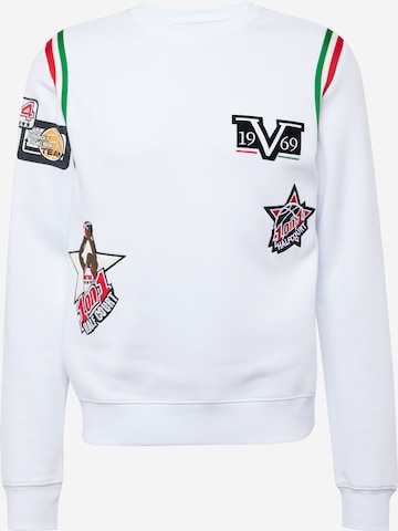 19V69 ITALIA Sweatshirt 'Bruno' i hvid: forside