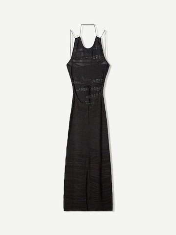 Robes en maille Bershka en noir