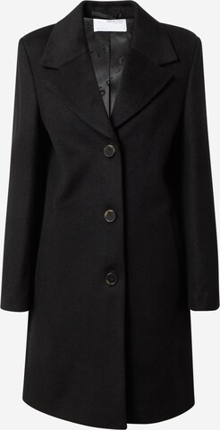 SELECTED FEMME Between-Seasons Coat in Black: front