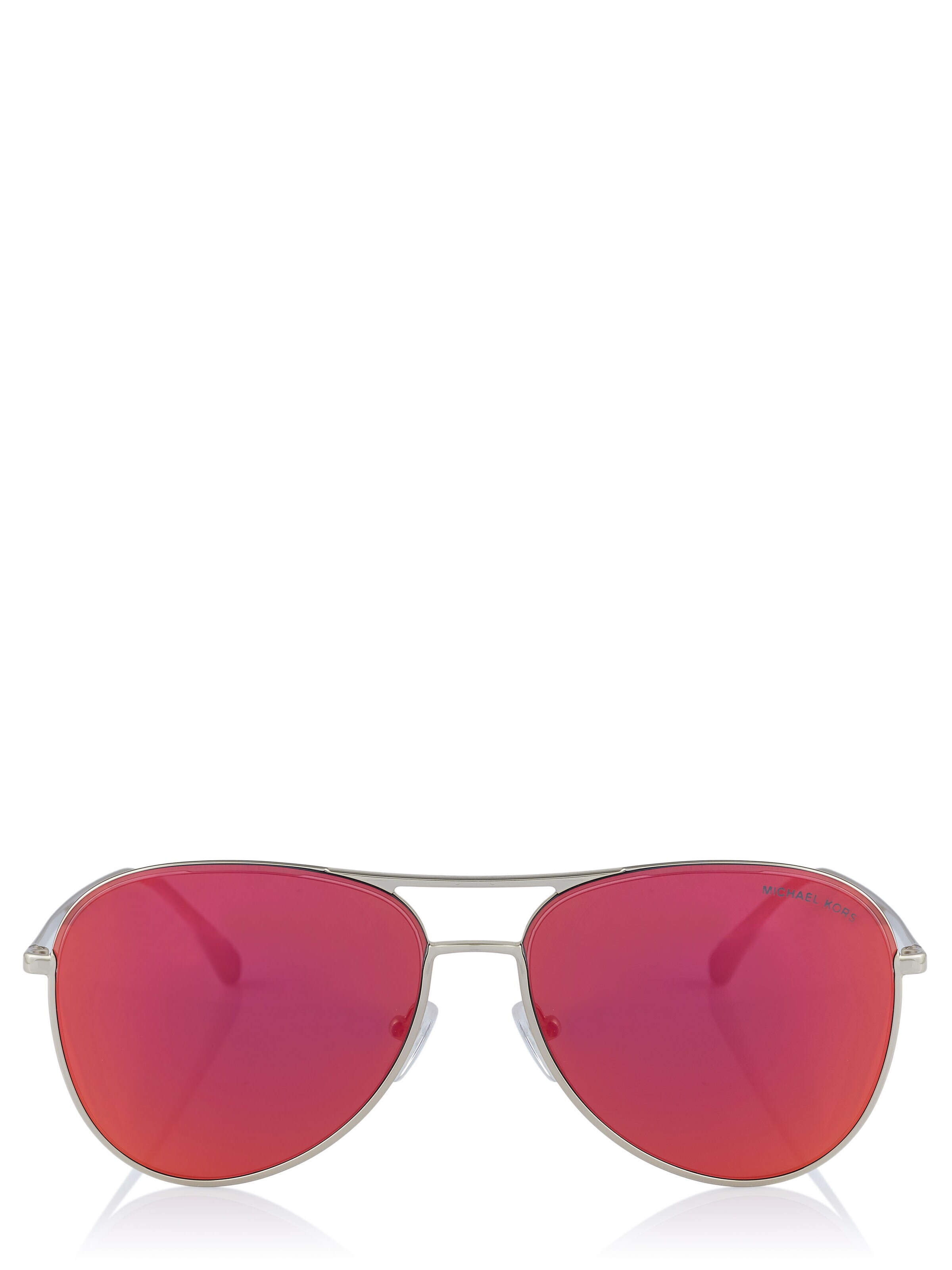 Lunettes de soleil 'Michael Kors Sonnenbrille' Michael Kors en argent : devant