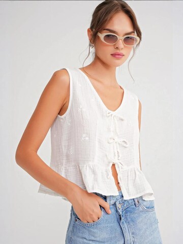 Camicia da donna di MixRay in bianco