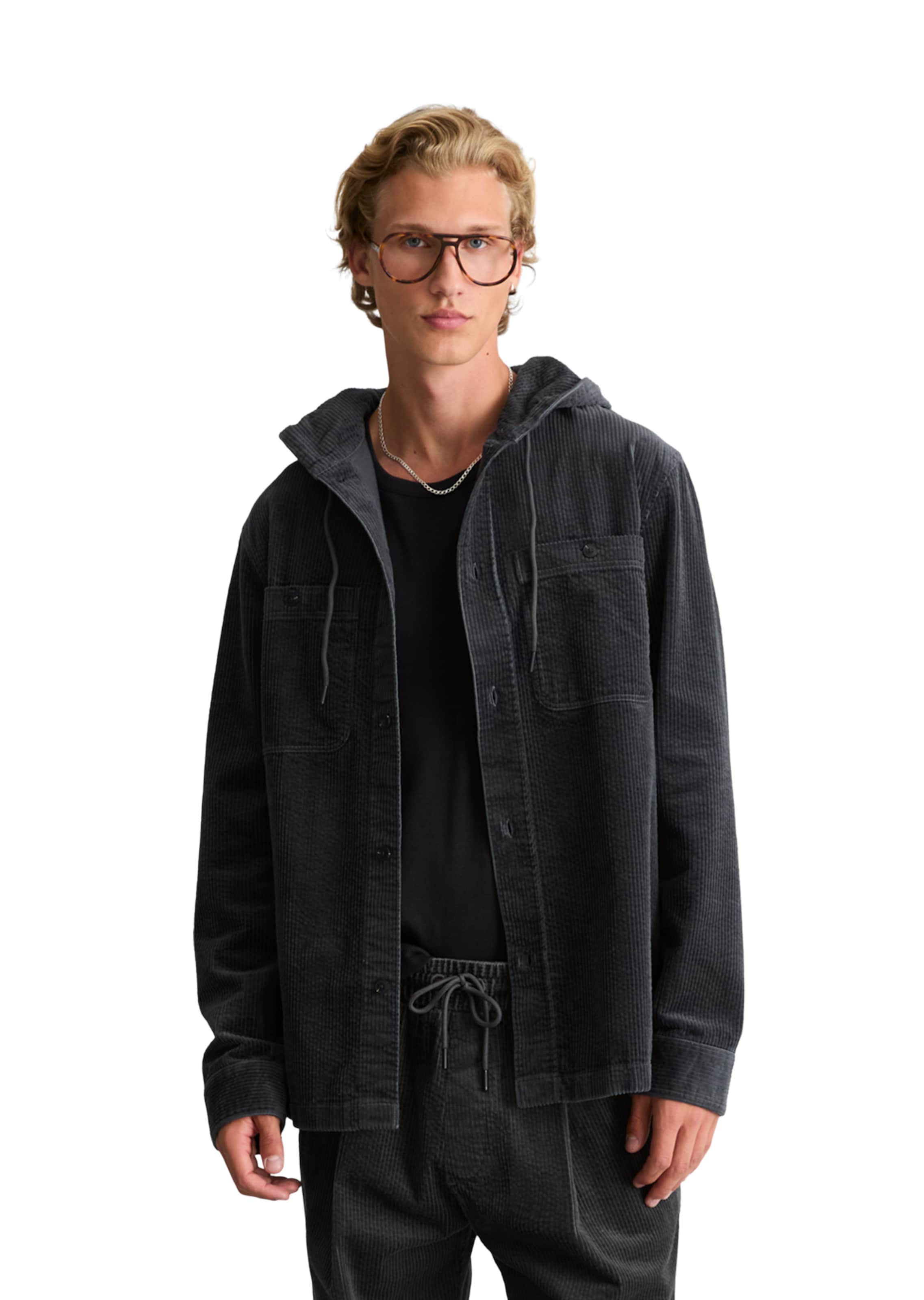 Marc O'Polo DENIM Between-season jacket in Grey: front
