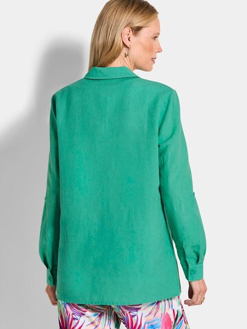 Goldner Bluse in Grün