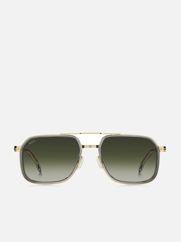 HUGO BOSS Zonnebril 'Hugo Boss BOSS 1724/S Grey gold 55/19/150 MAN Sunglasses' in Grijs: voorkant