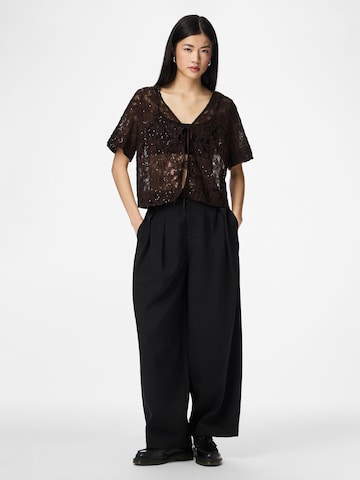 Camicia da donna 'PCLOUISE' di PIECES in marrone