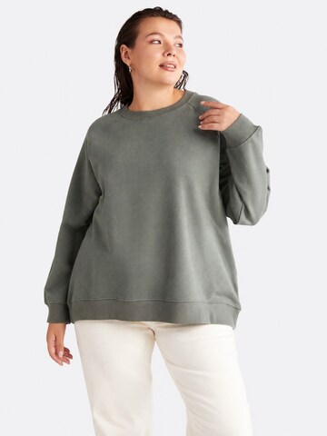 Ethiquet - Sweatshirt em verde