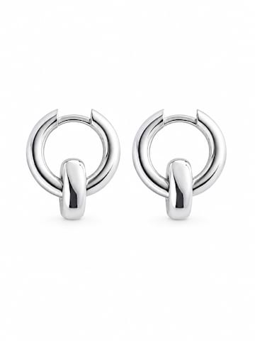 REYTEL Ohrringe 'RONDE'‌‌‌‌‌ in Silber: Vorderseite