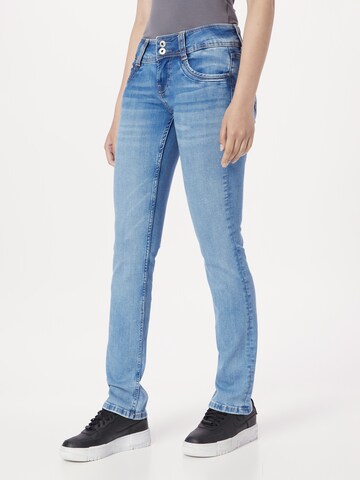 Pepe Jeans Slimfit Jeans 'Gen' in Blauw: voorkant