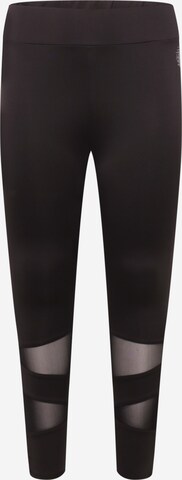 Skinny Pantalon de sport 'ABAGUIO' Active by Zizzi en noir : devant