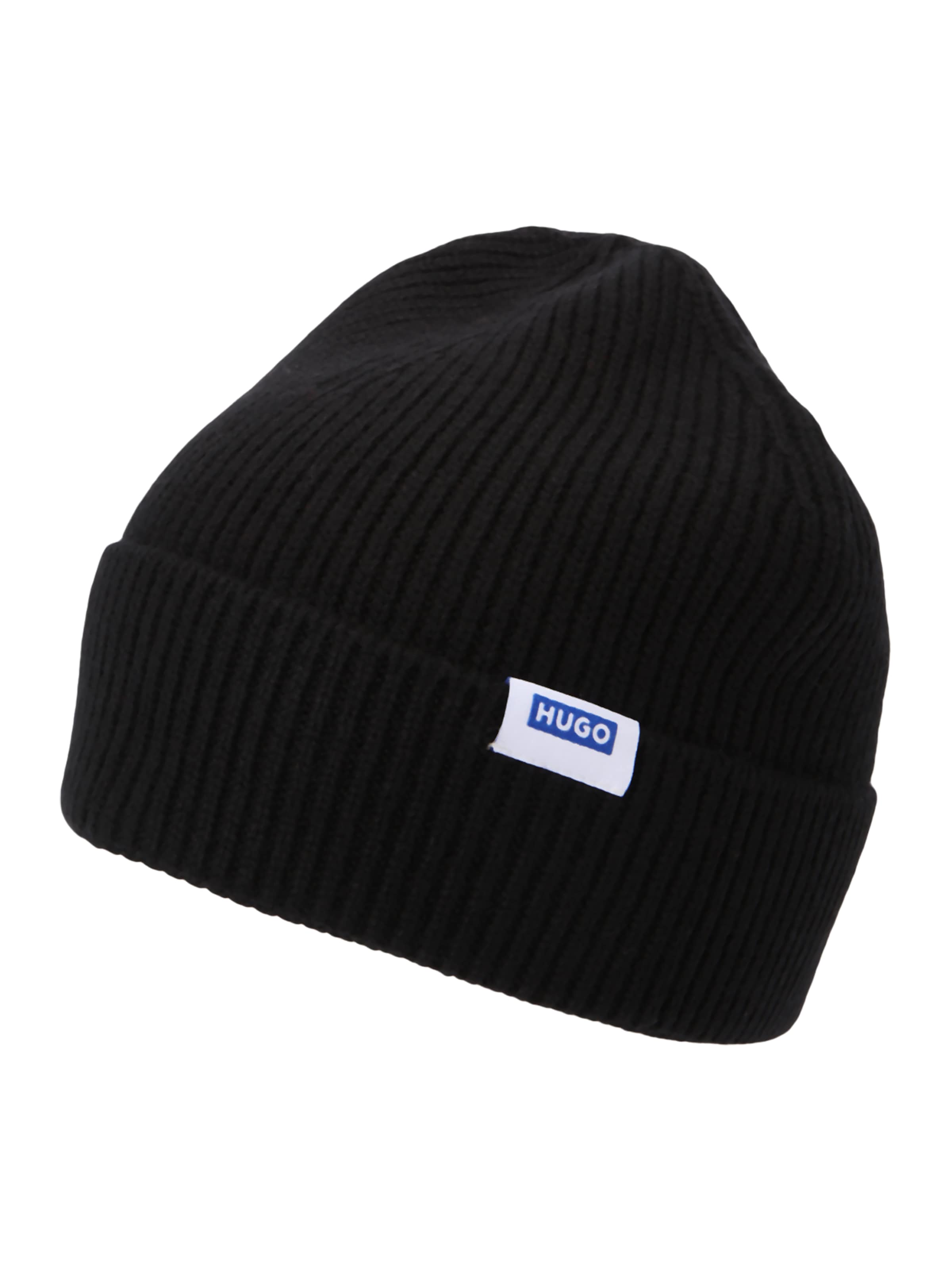 HUGO Mütze 'Xiav' in Schwarz: Vorderseite