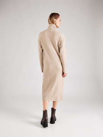 VILA Gebreide jurk in Beige