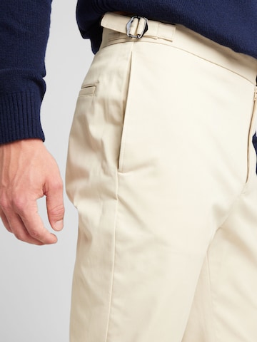 TOPMAN Slimfit Chino hlače | siva barva