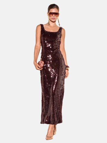 Friends Like These Evening dress in Brown: front