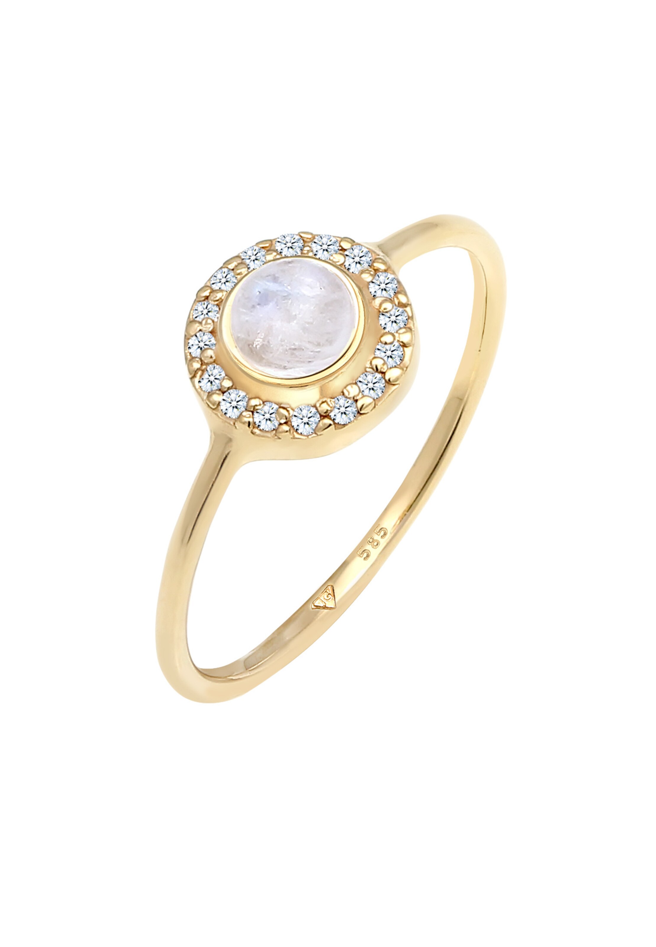 ELLI PREMIUM Ring in Gold: Vorderseite
