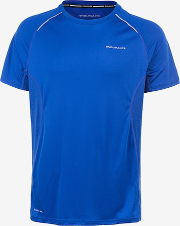 ENDURANCE Performance Shirt 'LASSE M S-S' in Blue: front