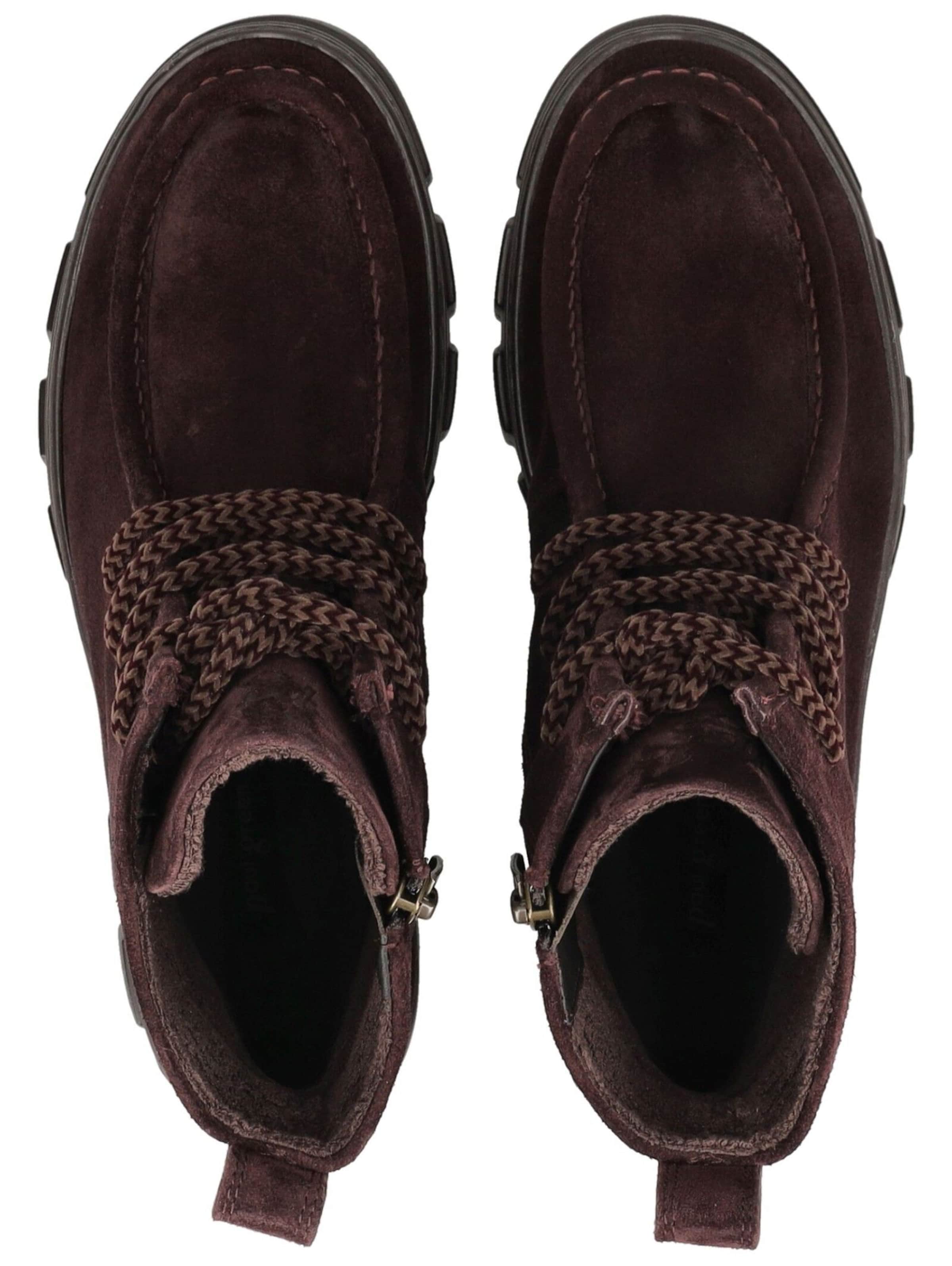 Paul Green Schnürstiefelette in Rot: oben
