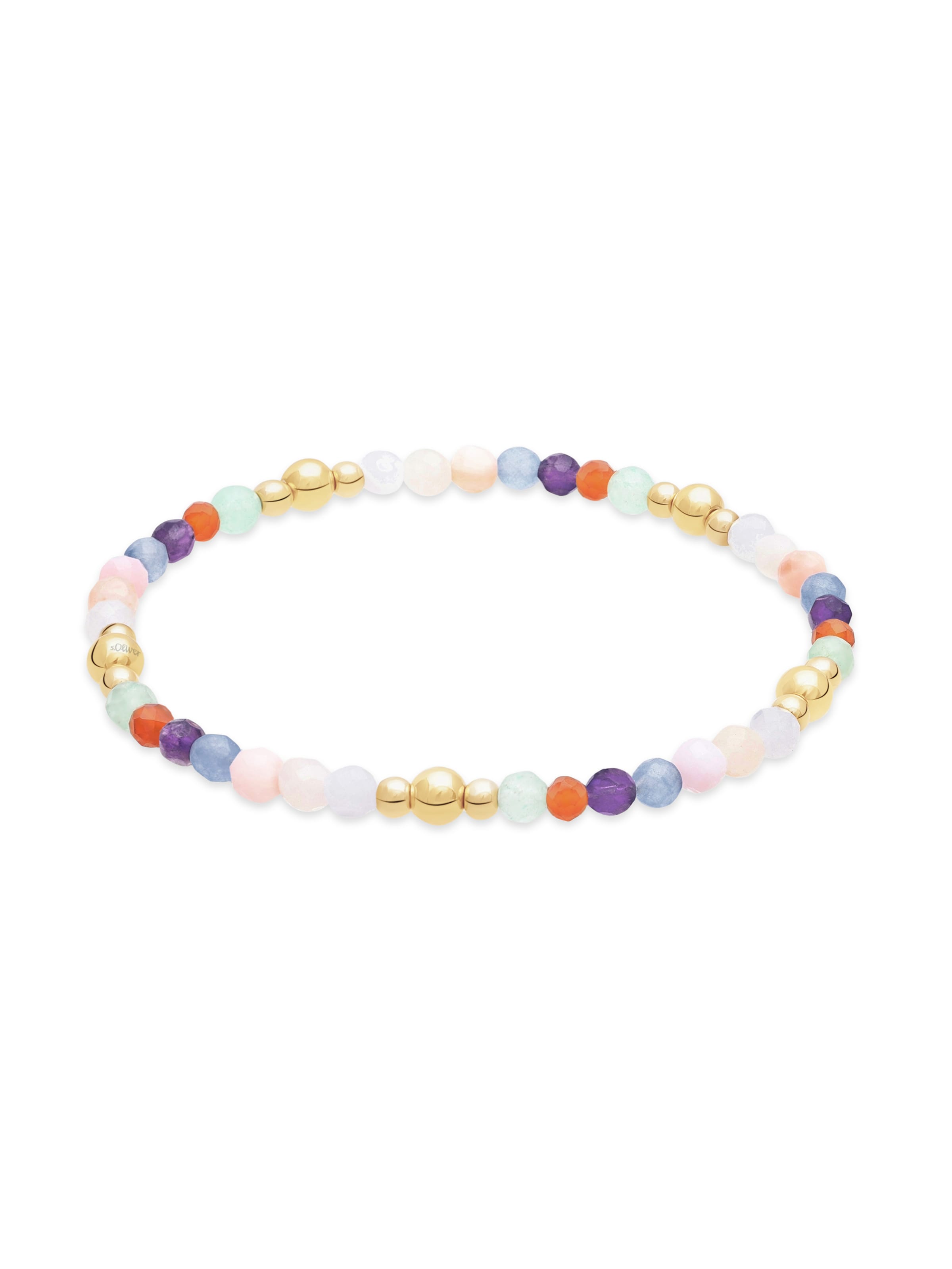 s.Oliver Bracelet in Beige: front