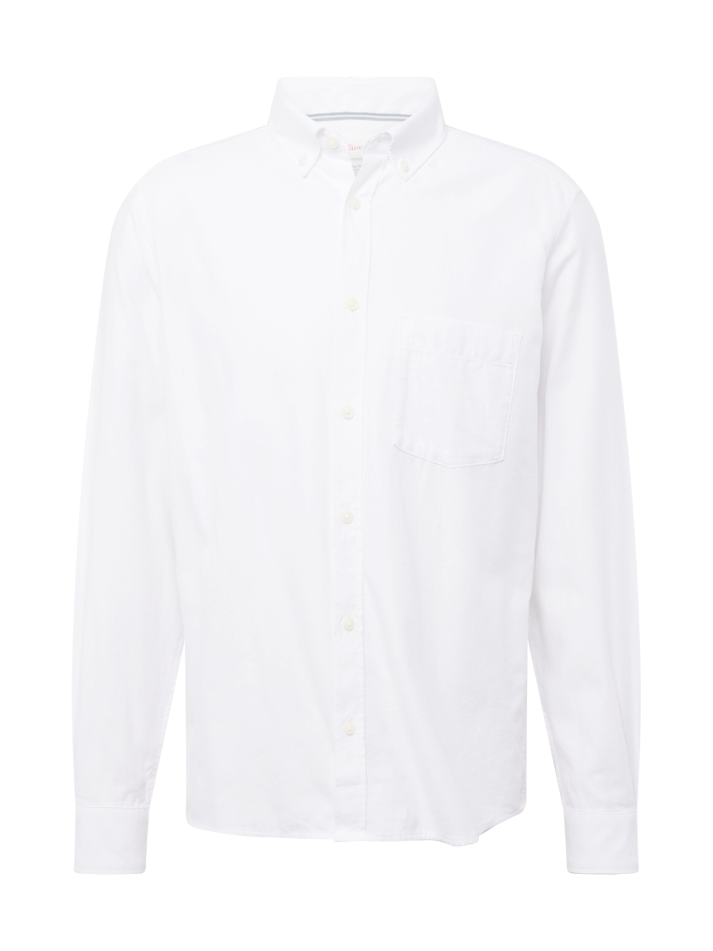 Coupe regular Chemise s.Oliver en blanc : devant