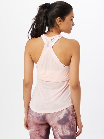 UNDER ARMOUR Sports Top 'Streaker' in Pink