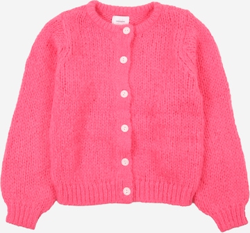 Vero Moda Girl Neuletakki 'VMWilo' värissä vaaleanpunainen: etupuoli