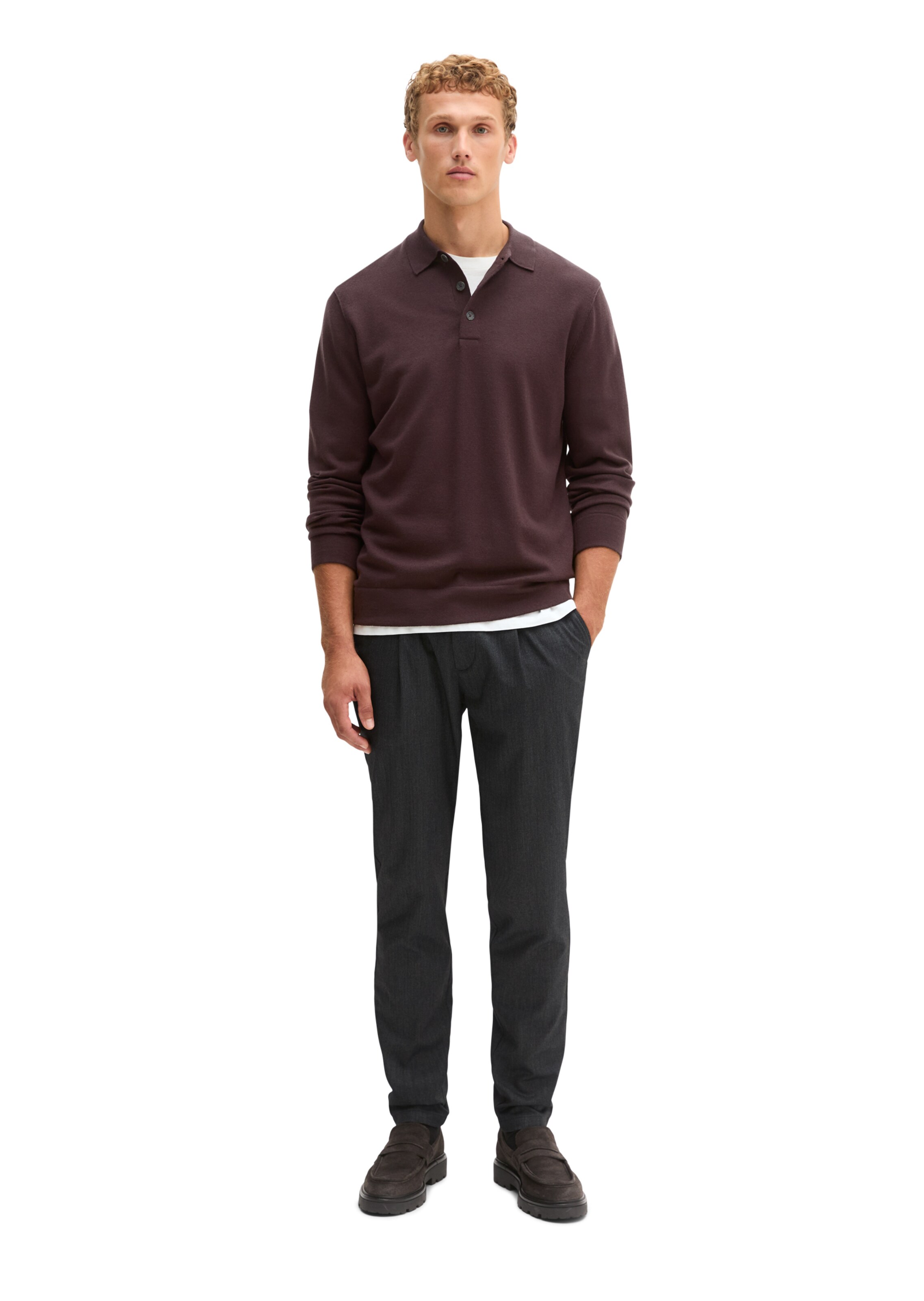 Marc O'Polo Shirt in Lila: Vorderseite