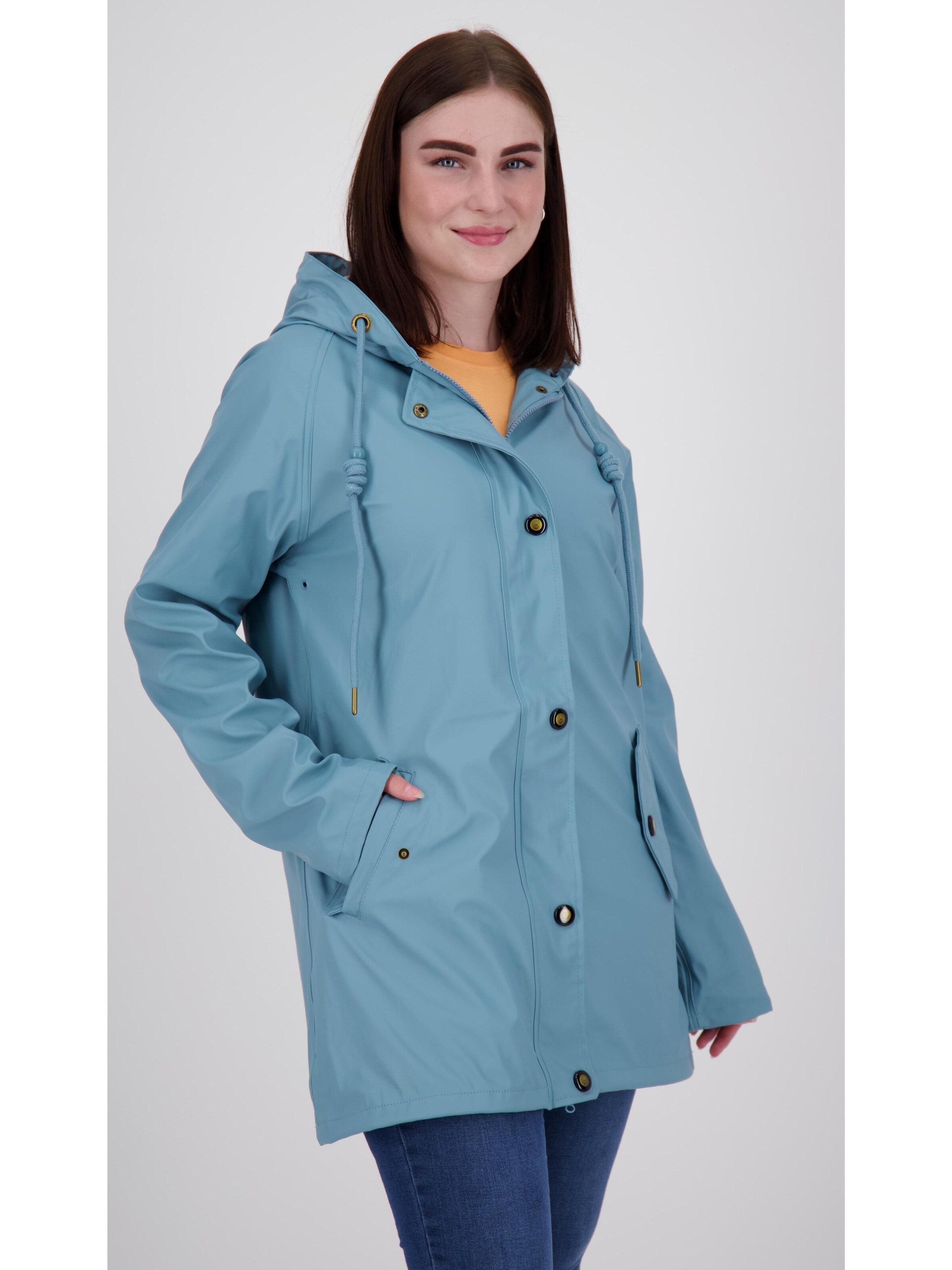 ankerglut Raincoat 'Friesennerz HEAVN WMN' in Blue: front