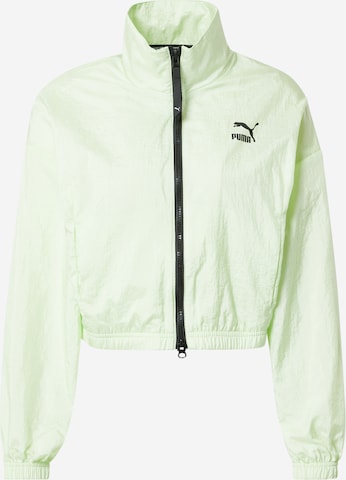 PUMA Between-Season Jacket 'Dare to Wove' in Green: front