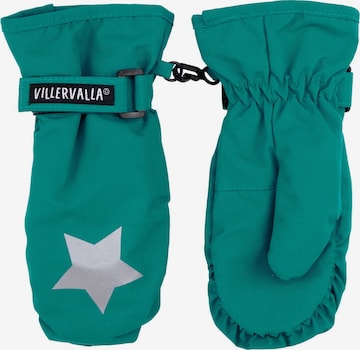 Villervalla Handschuhe 'Basic' in Grün: Vorderseite
