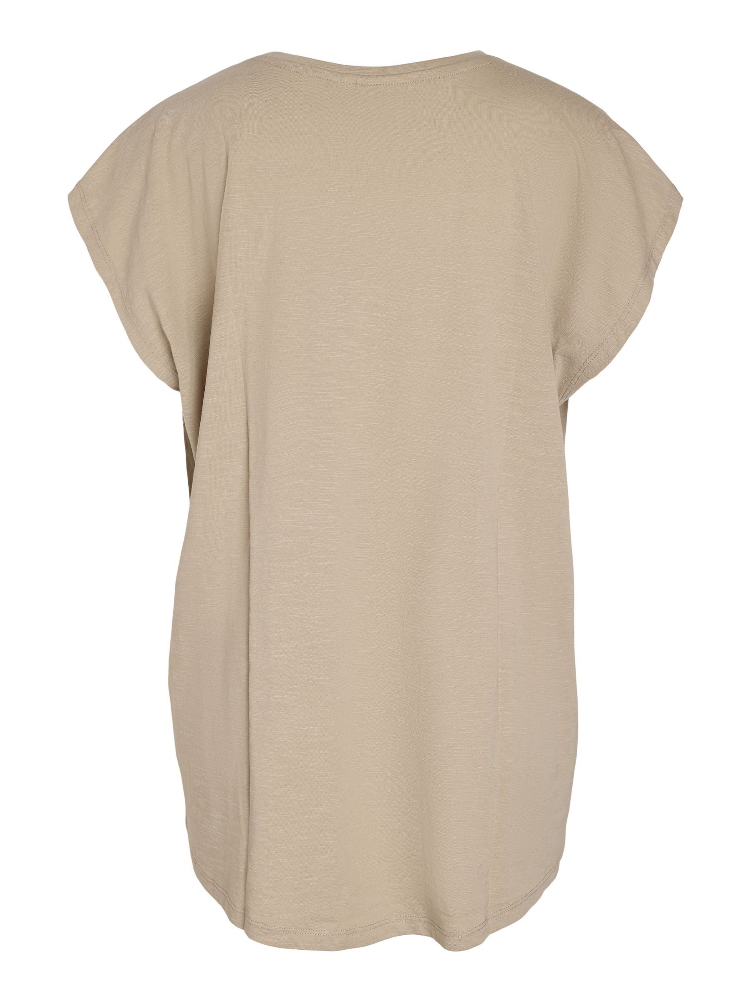 T-shirt 'NMMathilde' Noisy may en beige