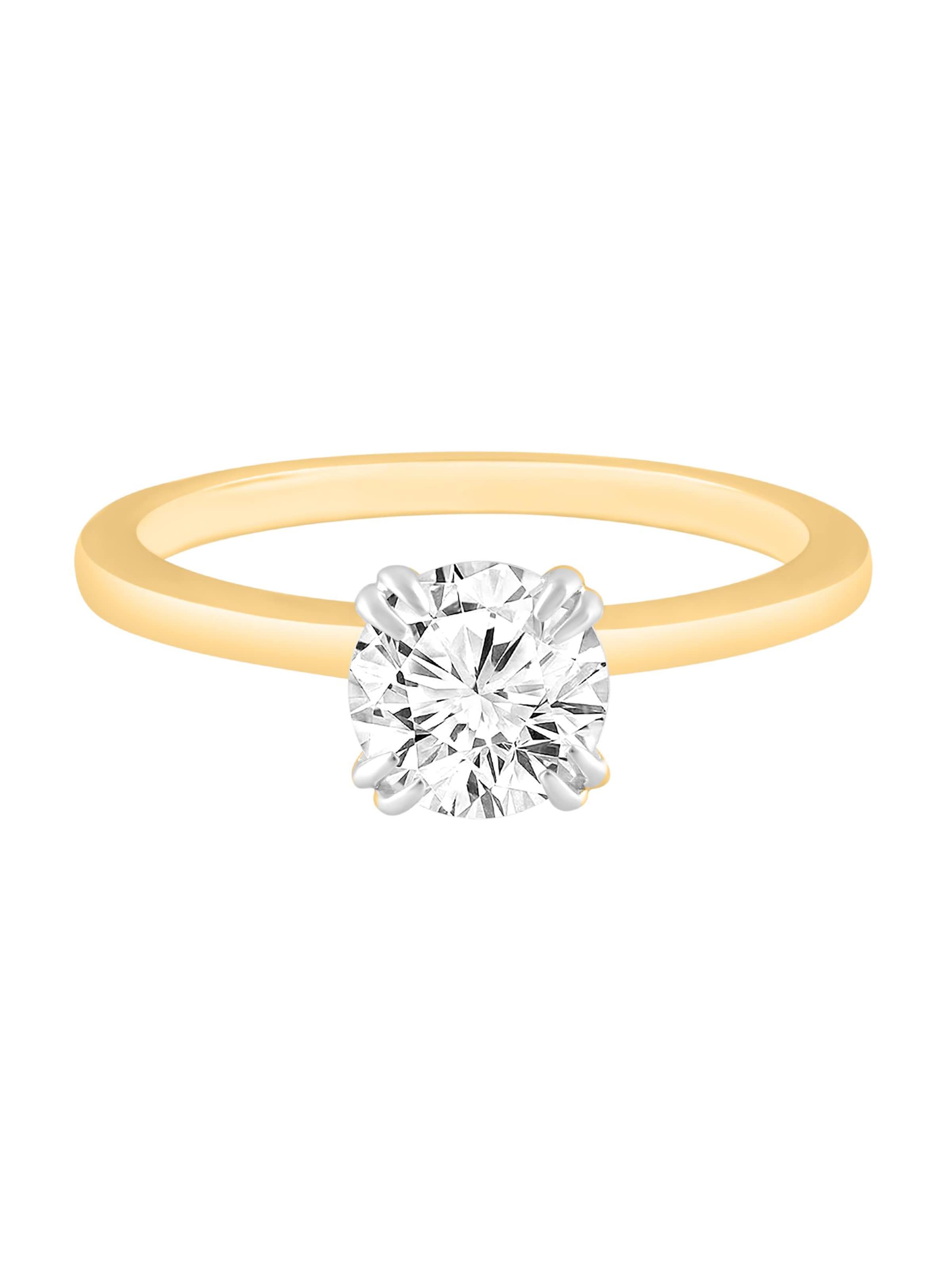 ETHISHER DIAMANTEN Ring in Gold: front