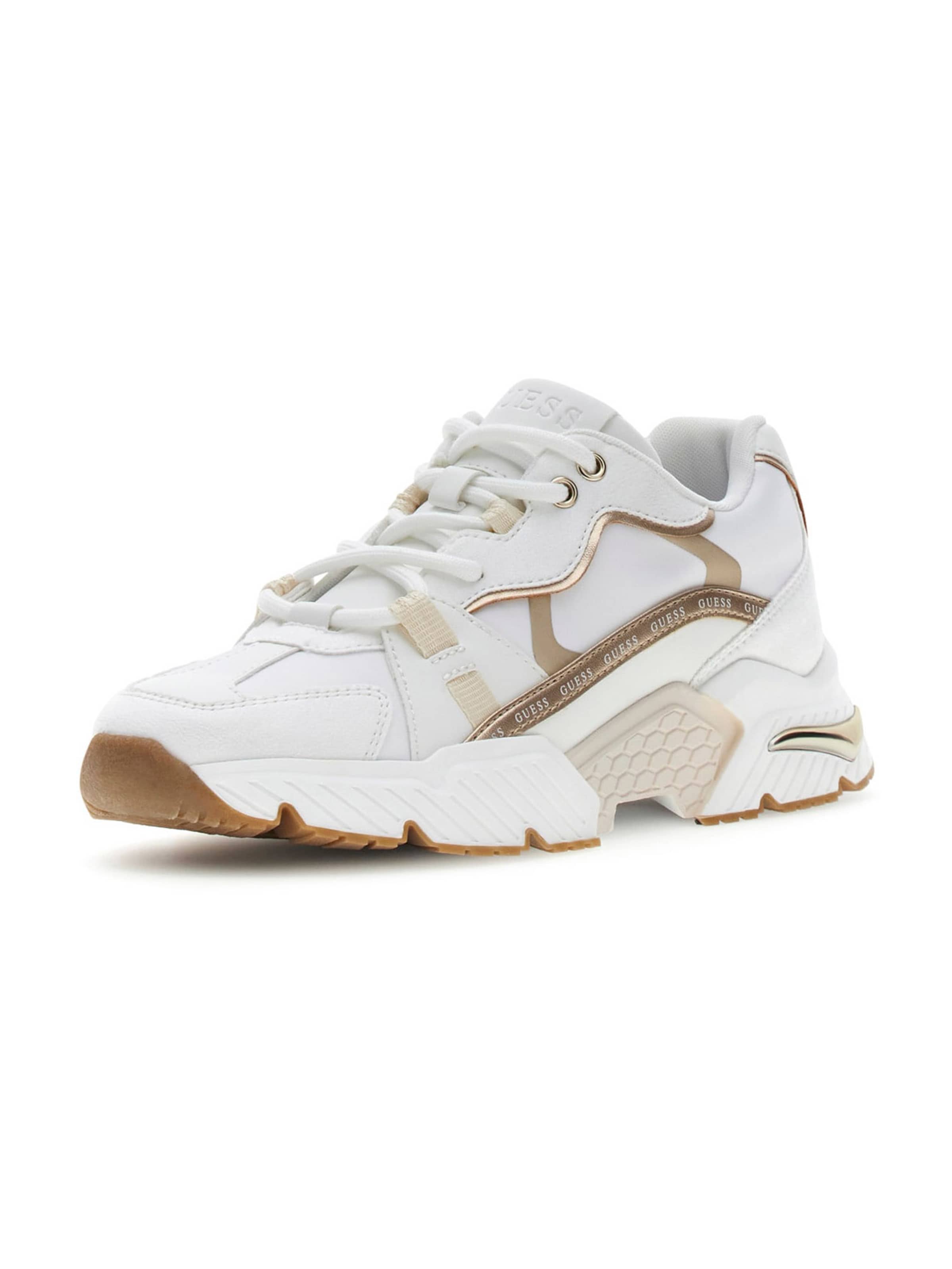 Sneaker bassa 'Ciesta' di GUESS in oro: frontale