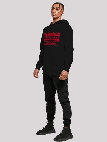 F4NT4STIC Sweatshirt 'Stranger Things Netflix TV Series' in Black