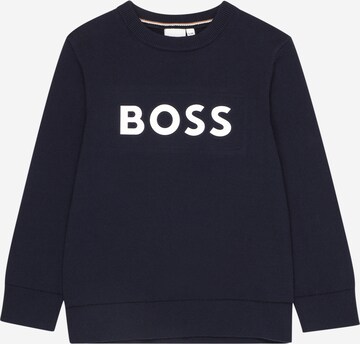 BOSS Kidswear Sweter w kolorze niebieski: przód
